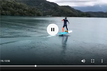 Customer Hydrofoil Test Video